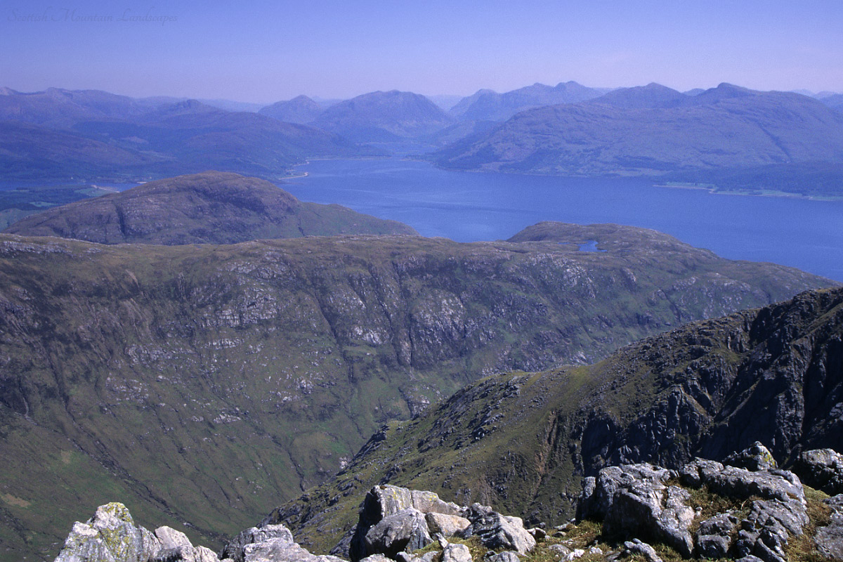 View east from the summit of Garbh Bheinn of Ardgour.