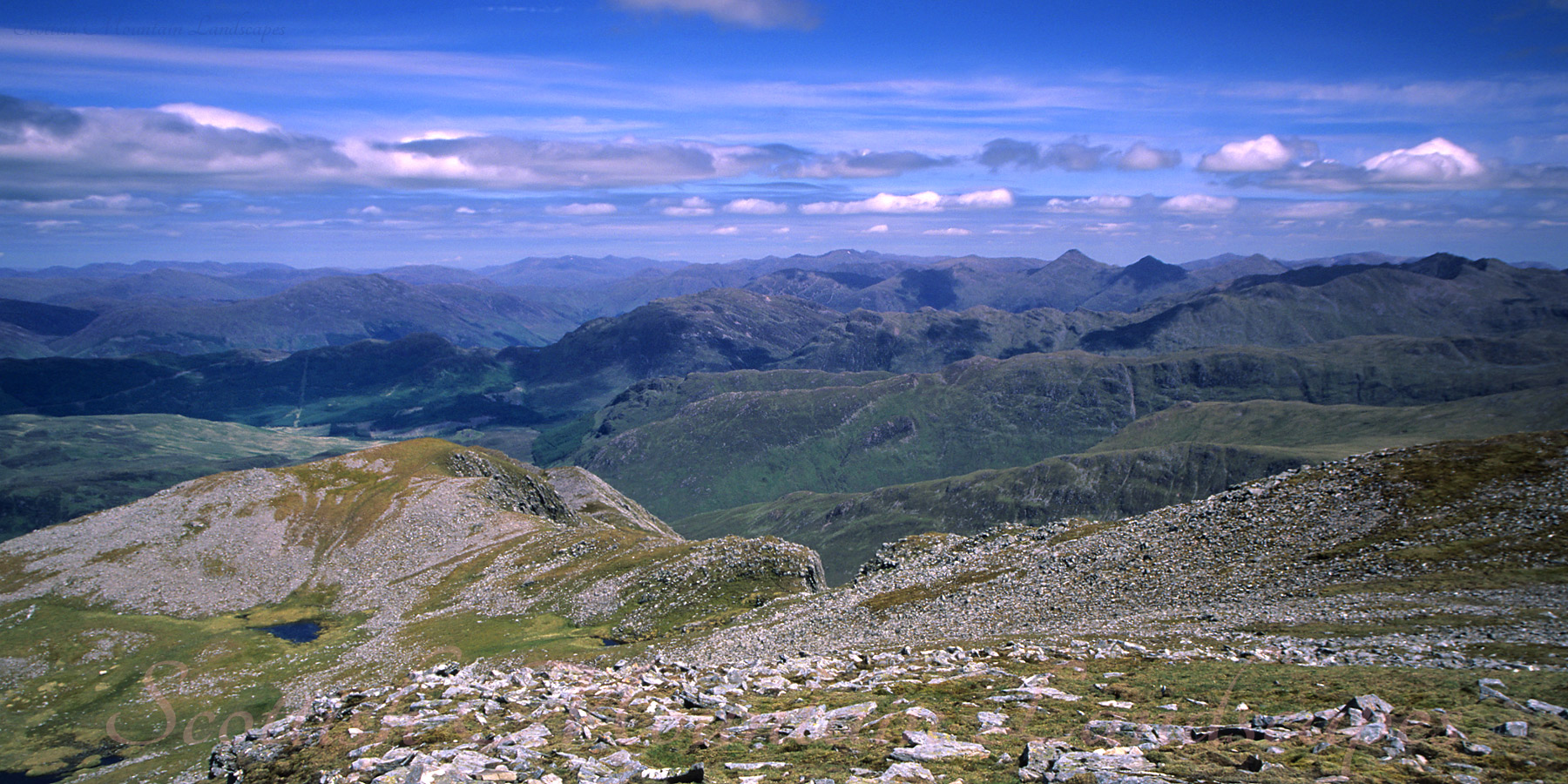 View North-East from Beinn Sgritheall.