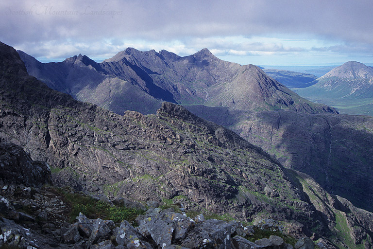 The Lota Corrie, from the summit of Sgùrr a' Choire Bhig.