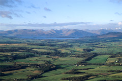 Loch Lomond and the Luss Hills, from the summit of Dumgoyne.